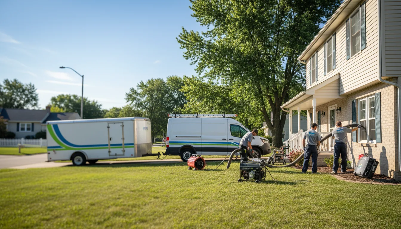 Flooded Basement Restoration And Cleanup With Repair in Amana, IA near me